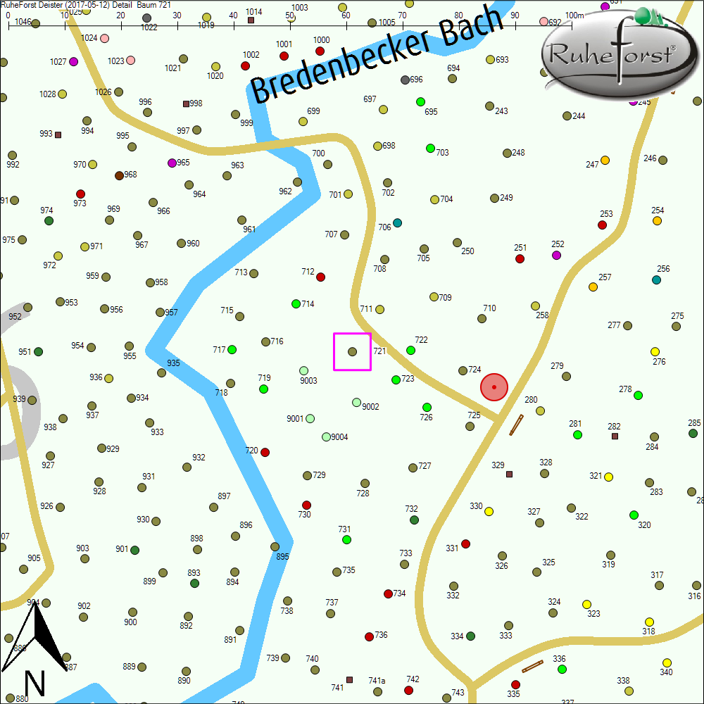 Detailkarte zu Baum 721