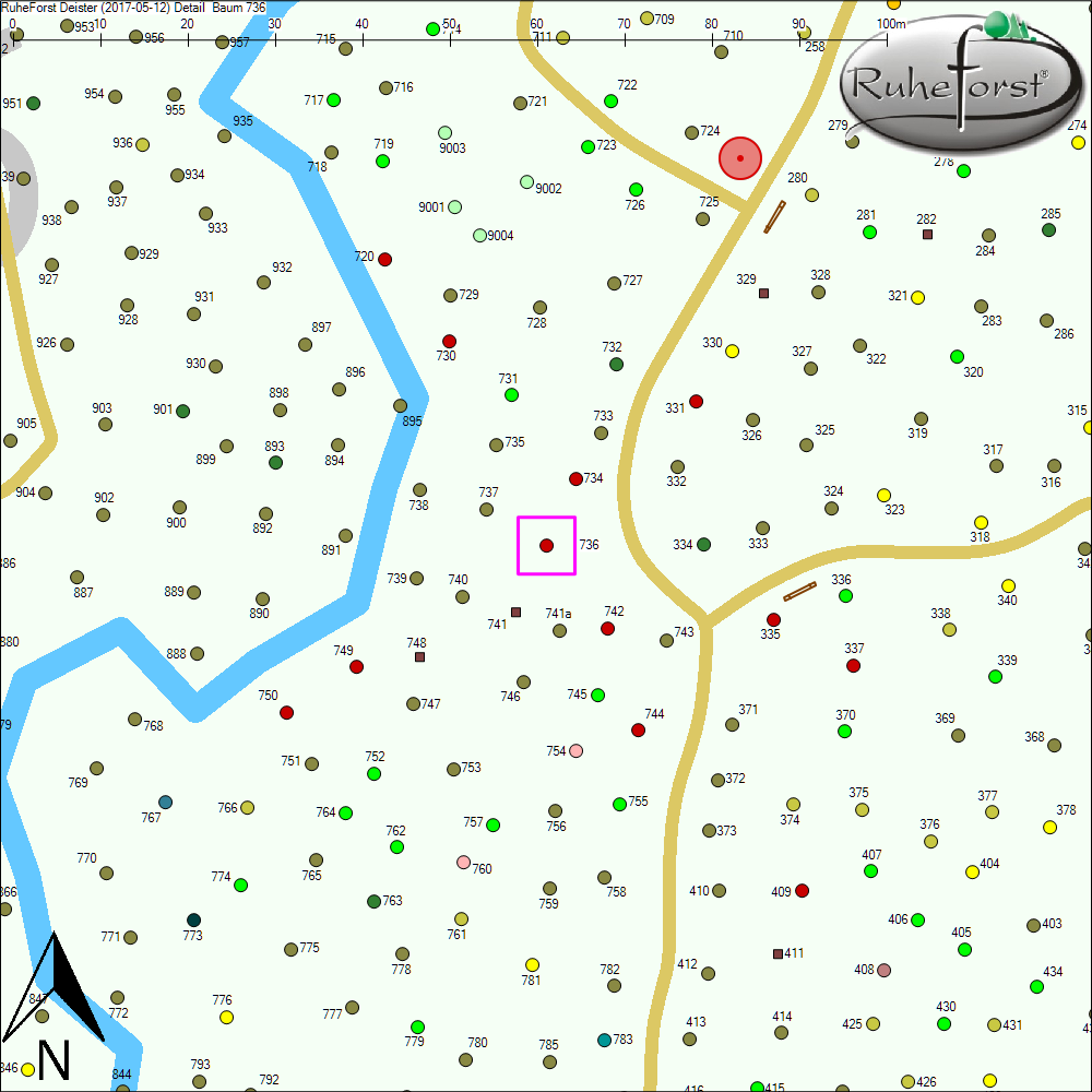Detailkarte zu Baum 736