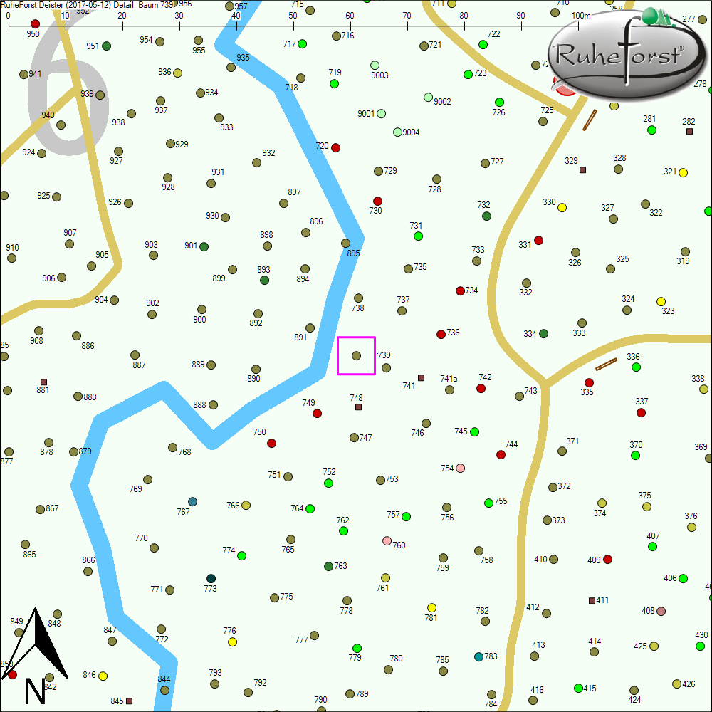 Detailkarte zu Baum 739