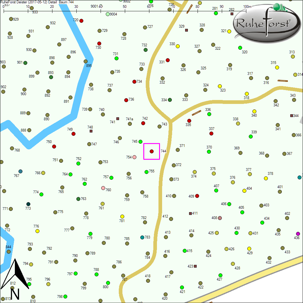 Detailkarte zu Baum 744