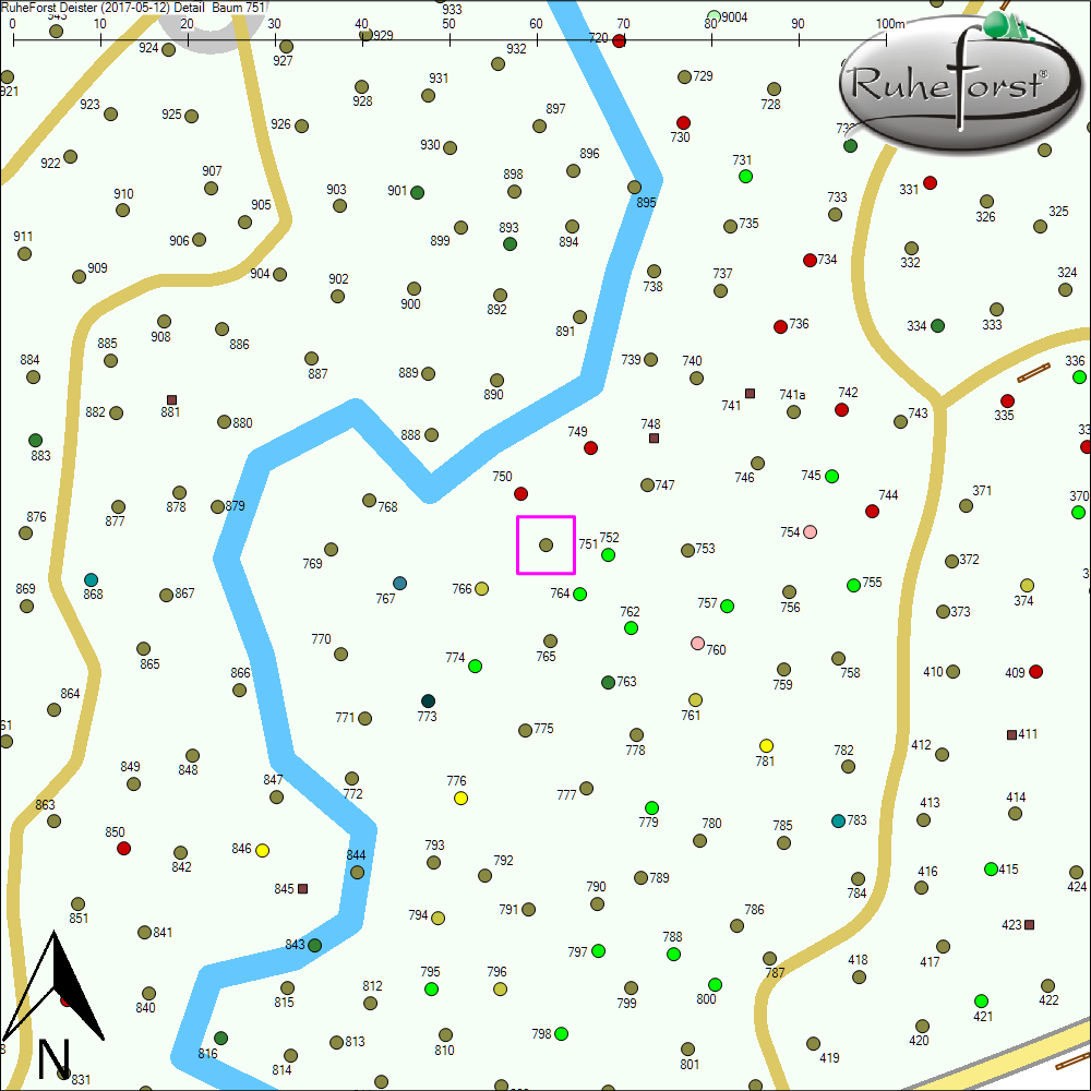 Detailkarte zu Baum 751