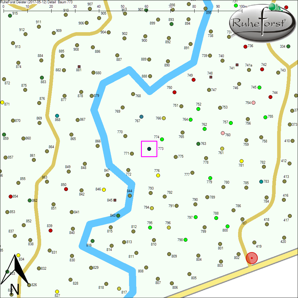 Detailkarte zu Baum 773