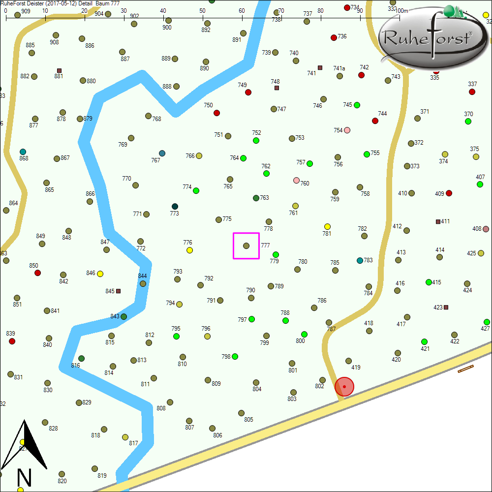 Detailkarte zu Baum 777