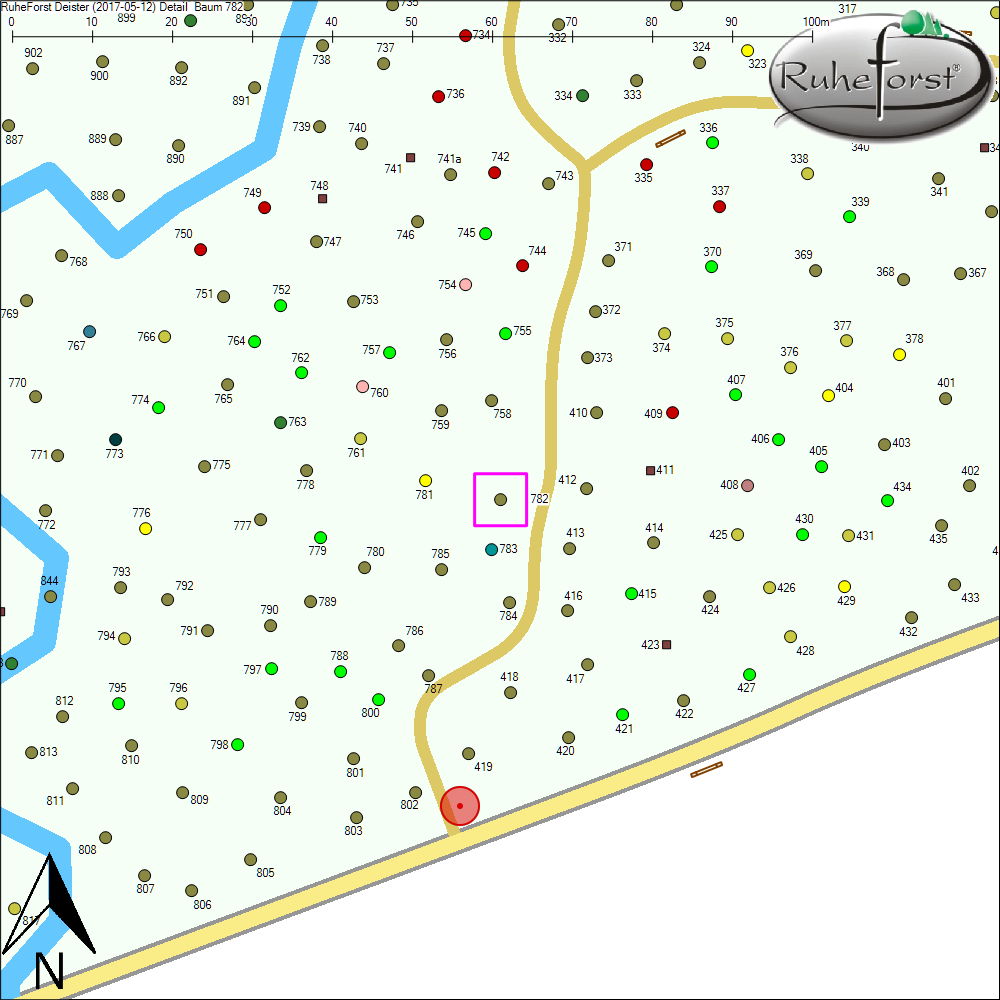 Detailkarte zu Baum 782