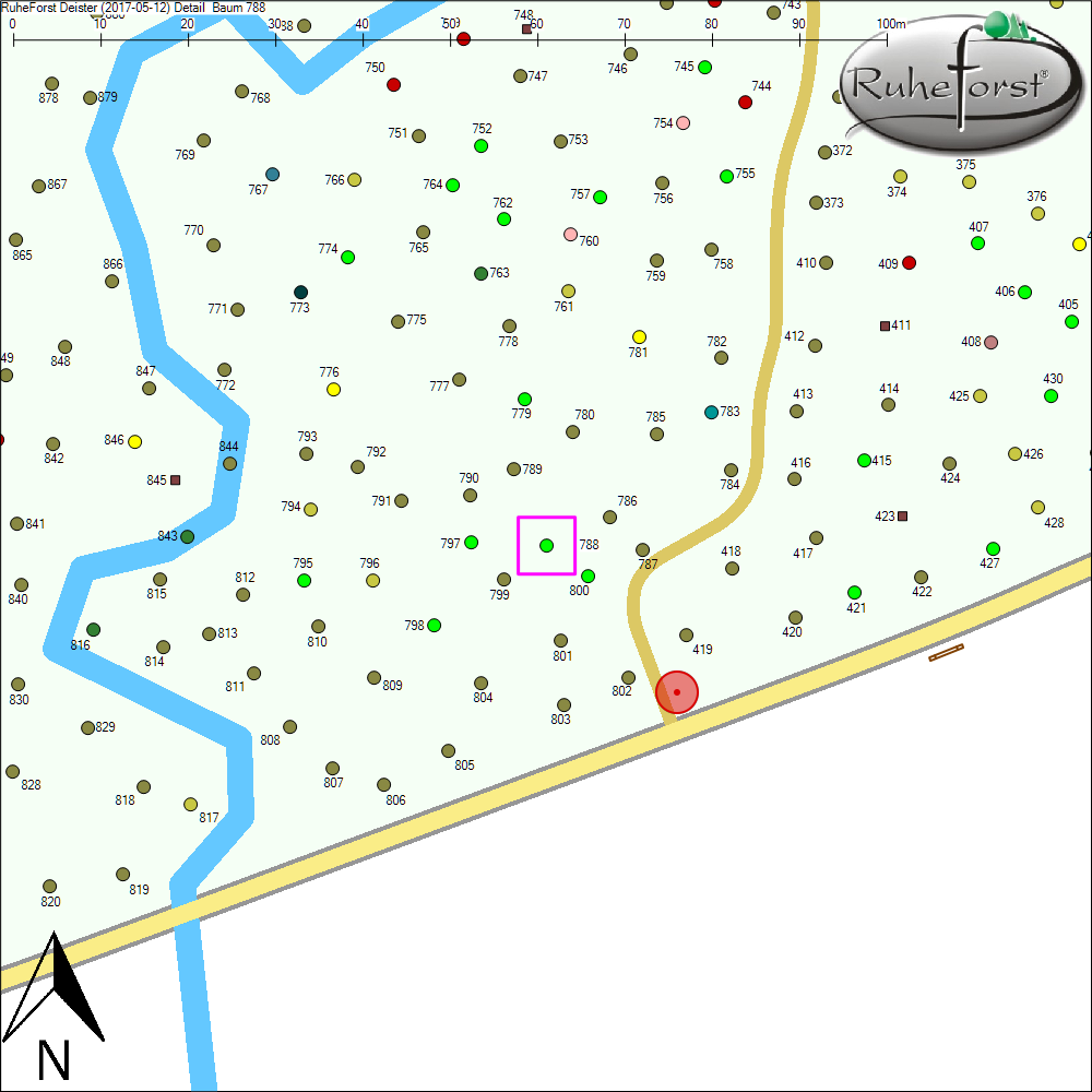 Detailkarte zu Baum 788