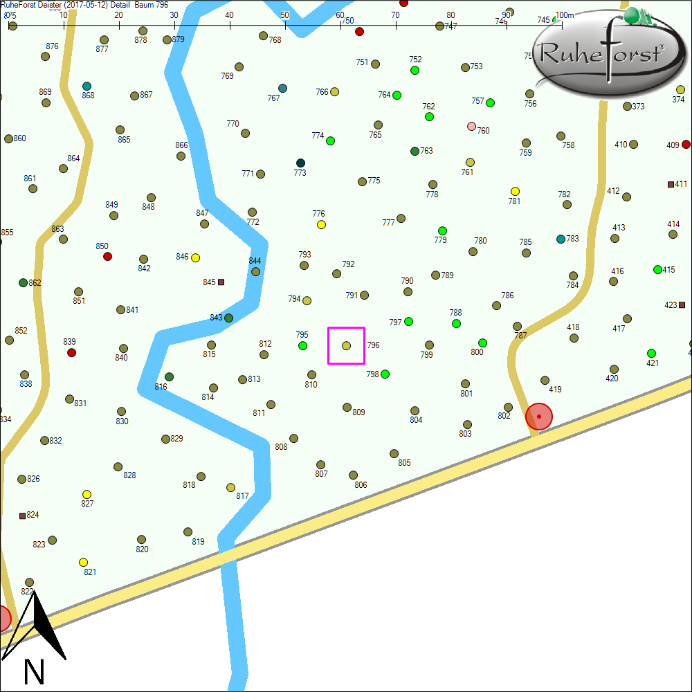Detailkarte zu Baum 796