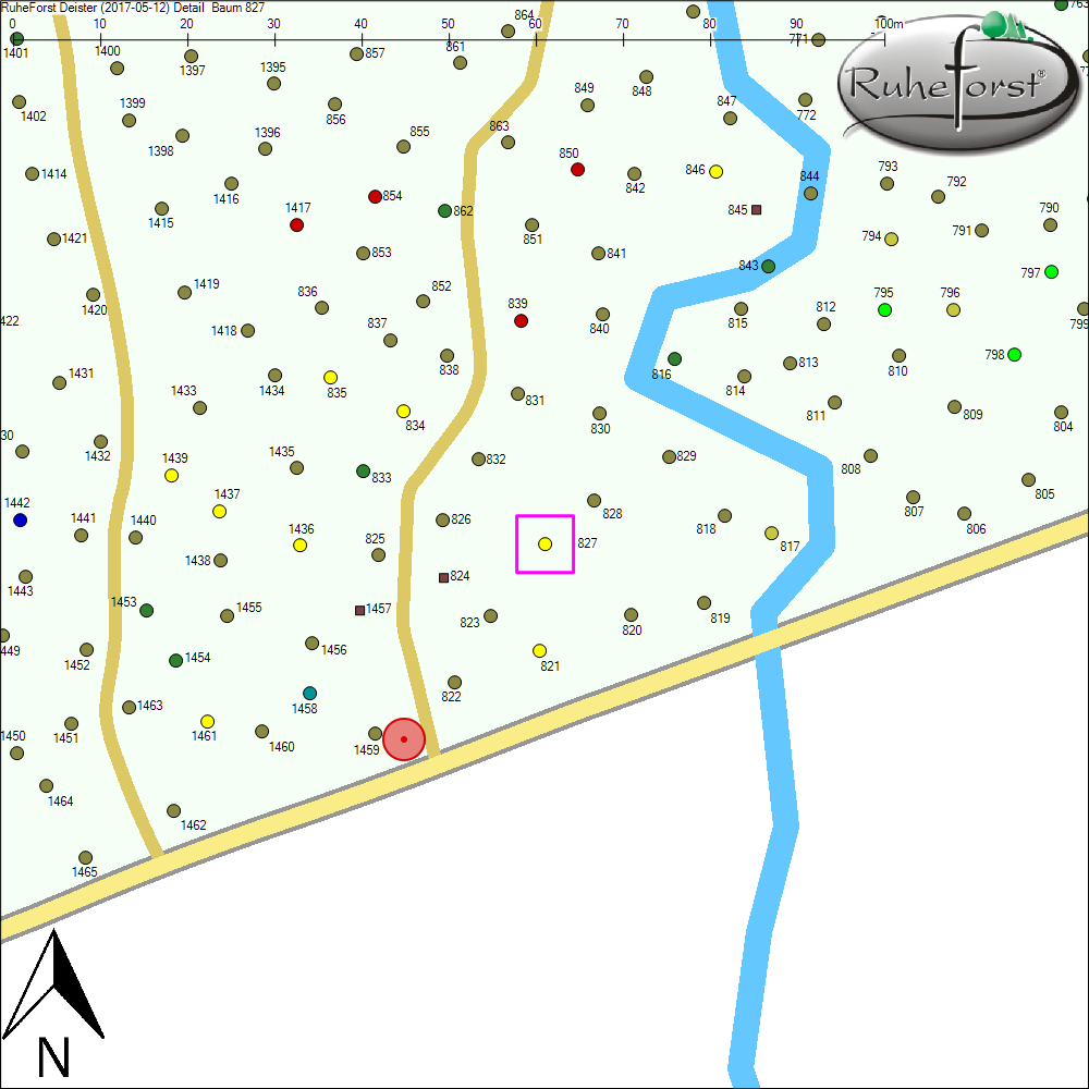 Detailkarte zu Baum 827