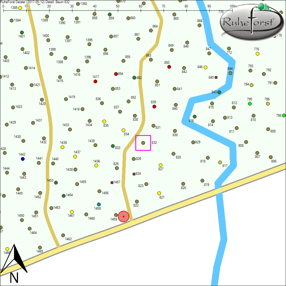 Detailkarte zu Baum 832