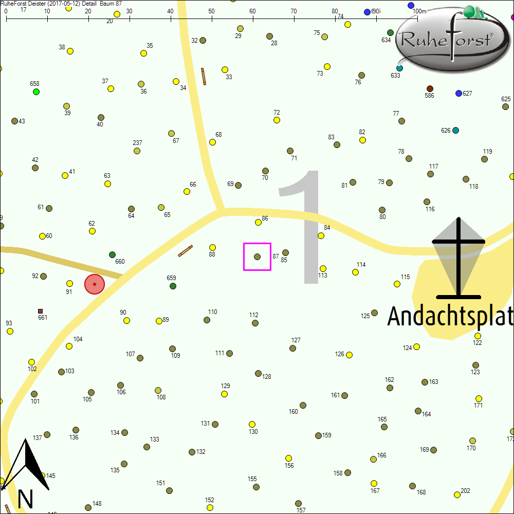 Detailkarte zu Baum 87