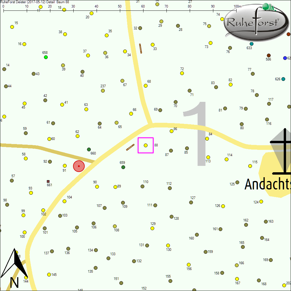 Detailkarte zu Baum 88