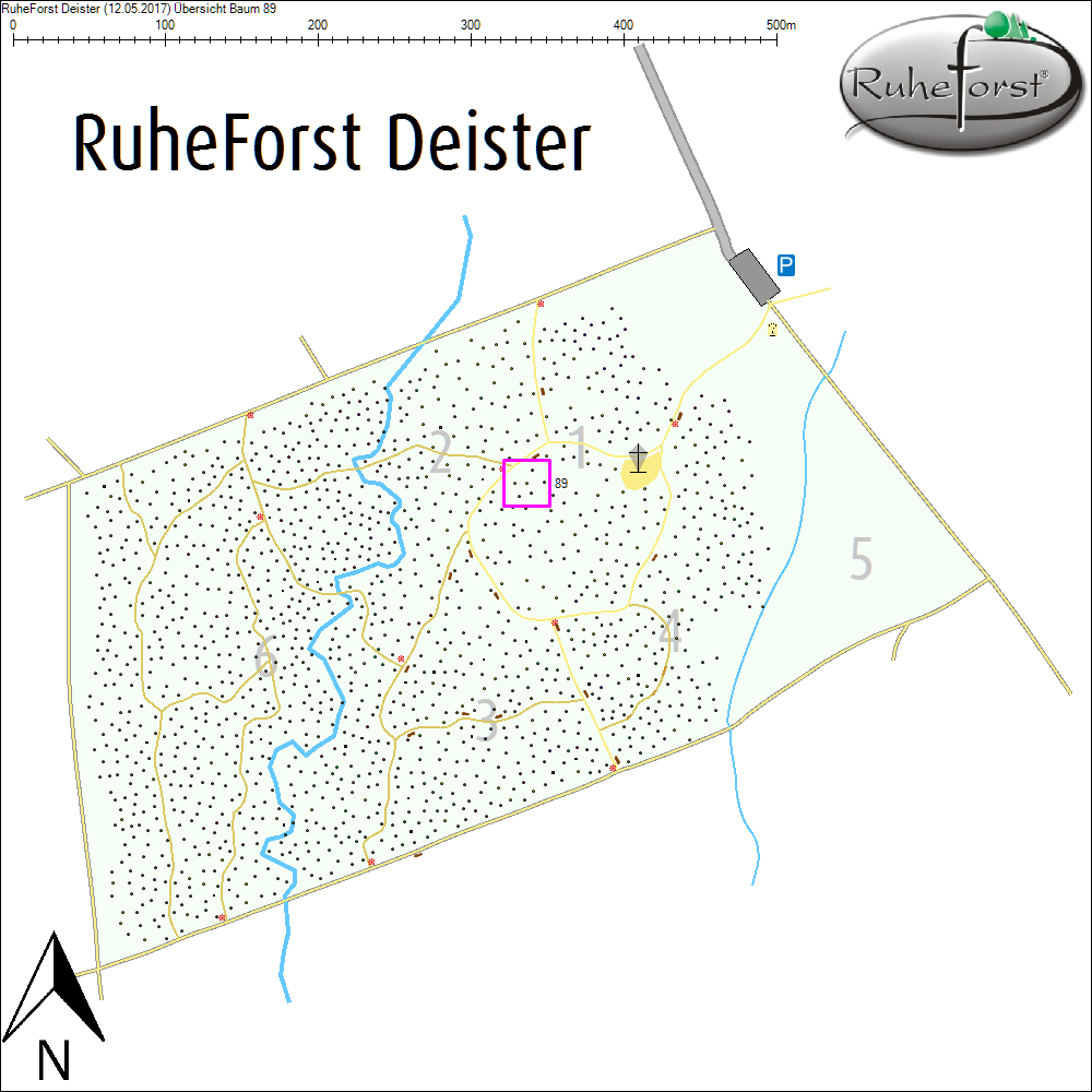 &Uuml;bersichtskarte zu Baum 89