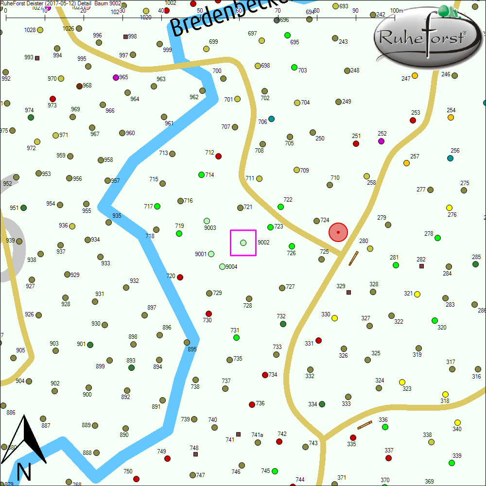 Detailkarte zu Baum 9002