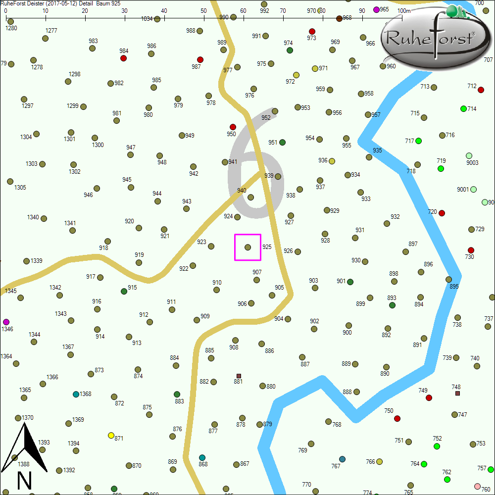 Detailkarte zu Baum 925