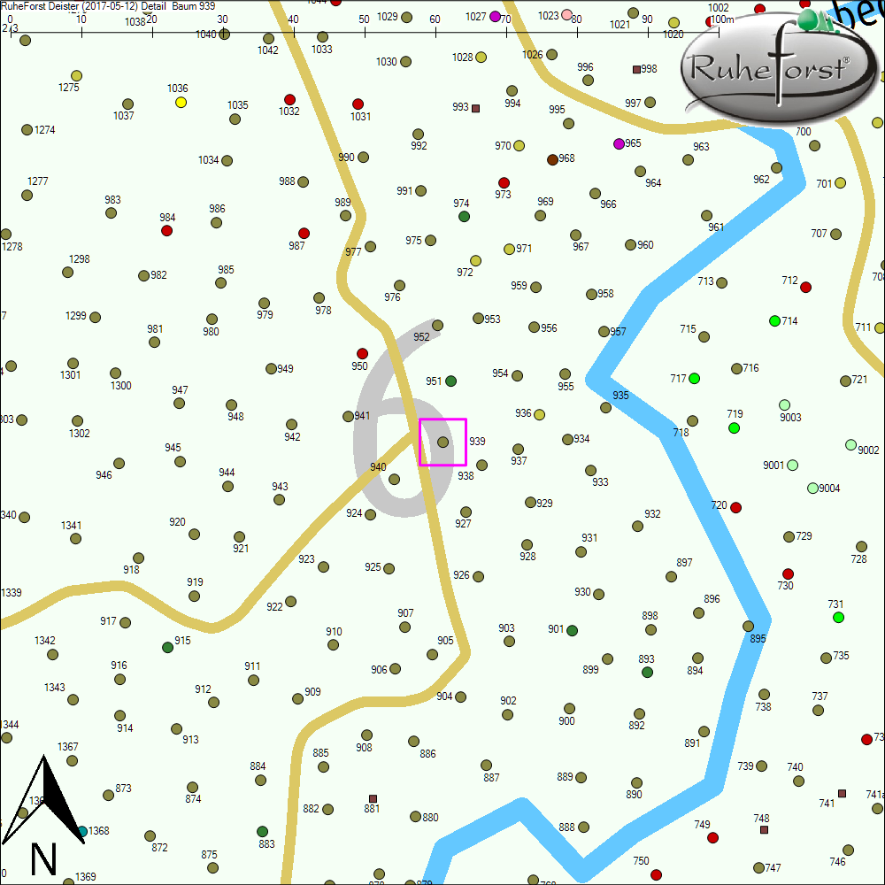 Detailkarte zu Baum 939