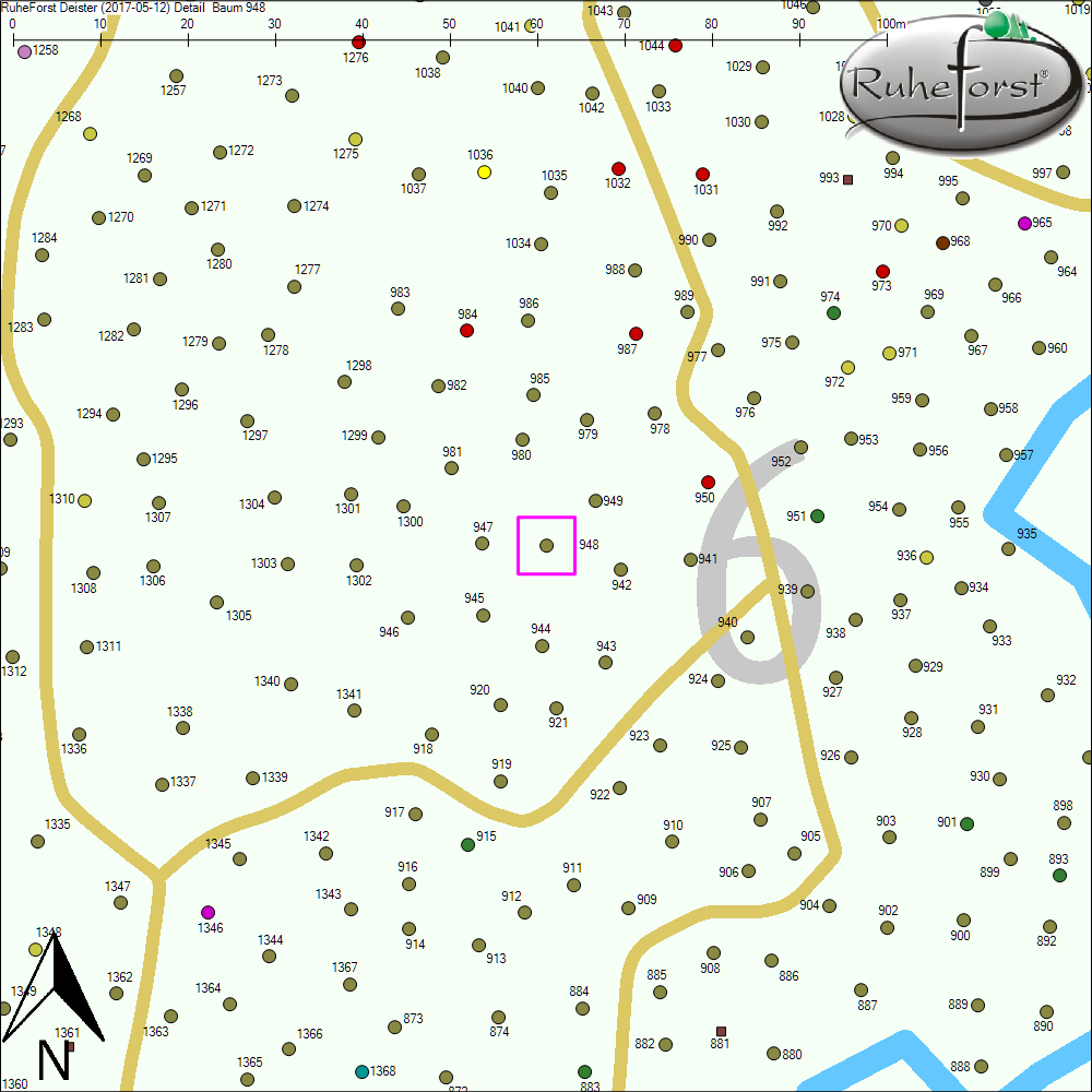 Detailkarte zu Baum 948