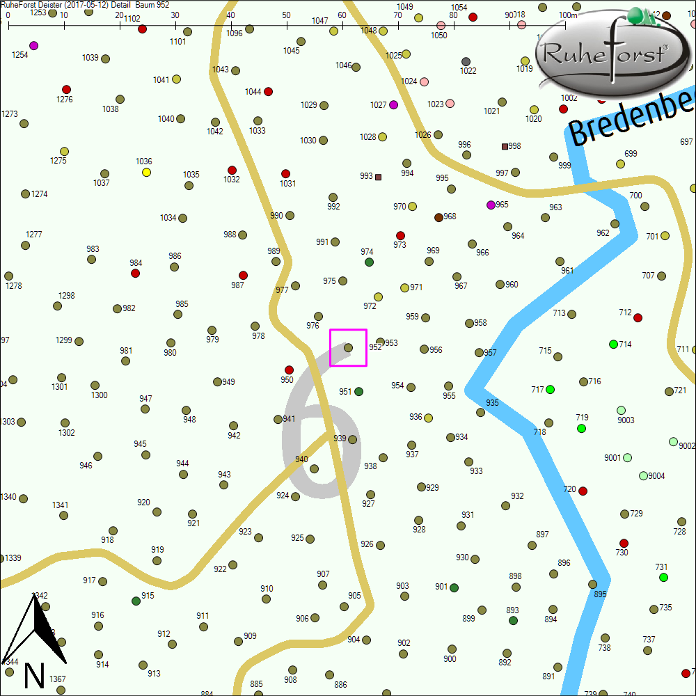 Detailkarte zu Baum 952