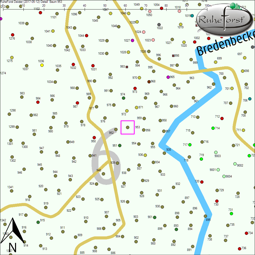 Detailkarte zu Baum 953